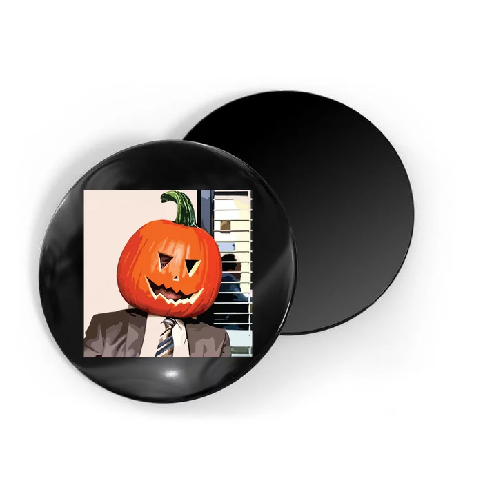 Dwight Pumpkin Head Magnet