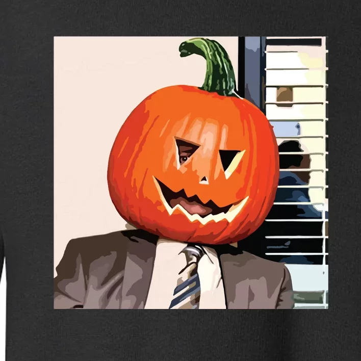 Dwight Pumpkin Head Toddler Sweatshirt