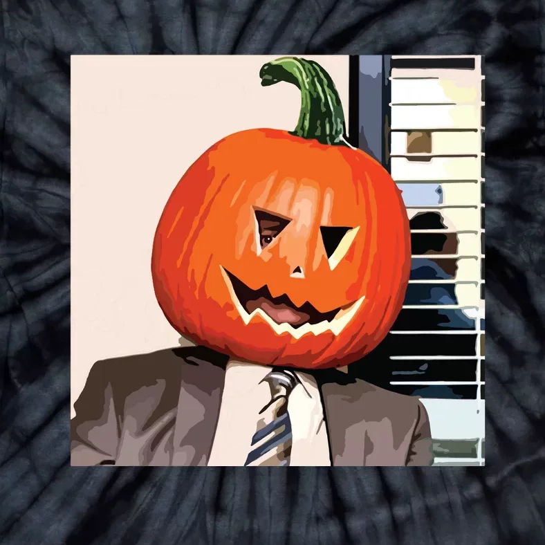 Dwight Pumpkin Head Tie-Dye T-Shirt