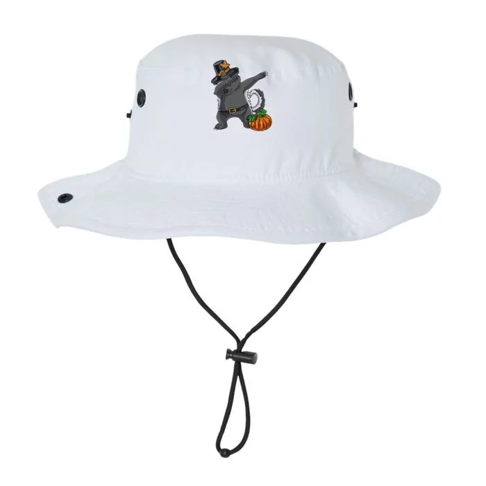 Dabbing Pilgrim Honey Badger Thanksgiving Gift Legacy Cool Fit Booney Bucket Hat