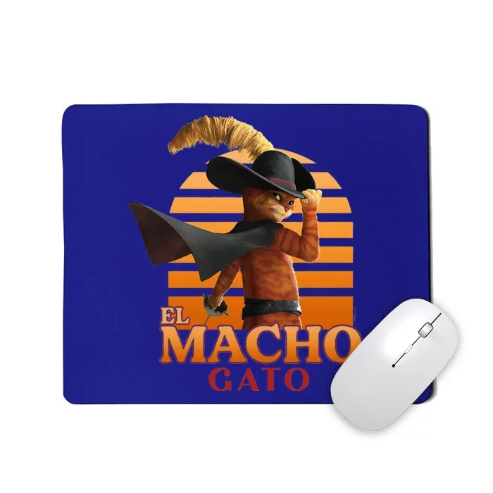 Dreamworks Puss In Boots The Last Wish El M.A.C.H.O Gato Logo Mousepad