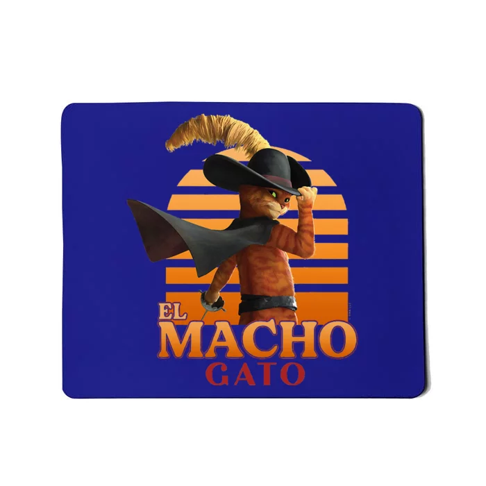 Dreamworks Puss In Boots The Last Wish El M.A.C.H.O Gato Logo Mousepad