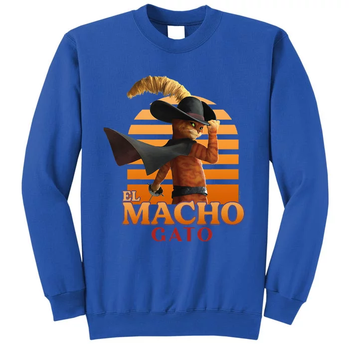 Dreamworks Puss In Boots The Last Wish El M.A.C.H.O Gato Logo Tall Sweatshirt