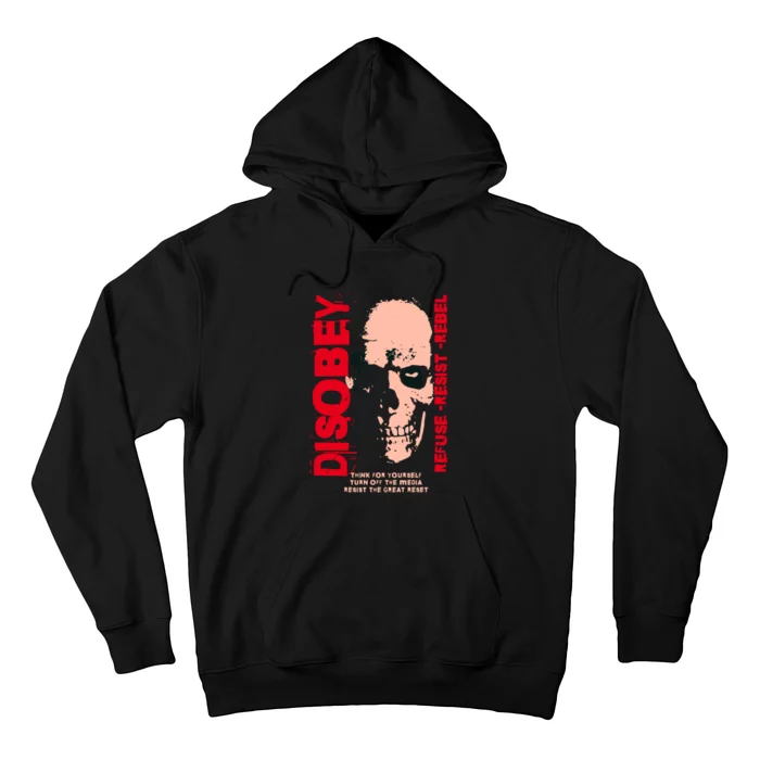 Disobey Politically Incorrect Resist The Great Reset Hoodie