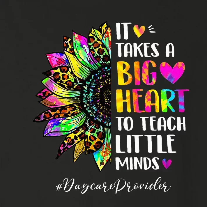 Daycare Provider It Takes A Big Heart To Shape Little Minds Toddler Long Sleeve Shirt