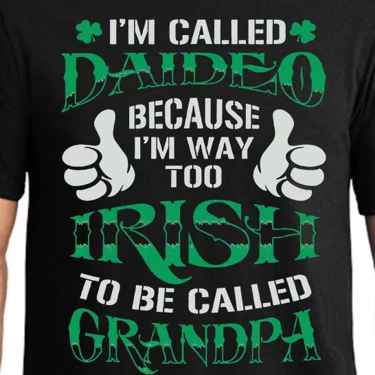 Daideo Proud Irish Grandpa Saint Patrick's Day Pajama Set