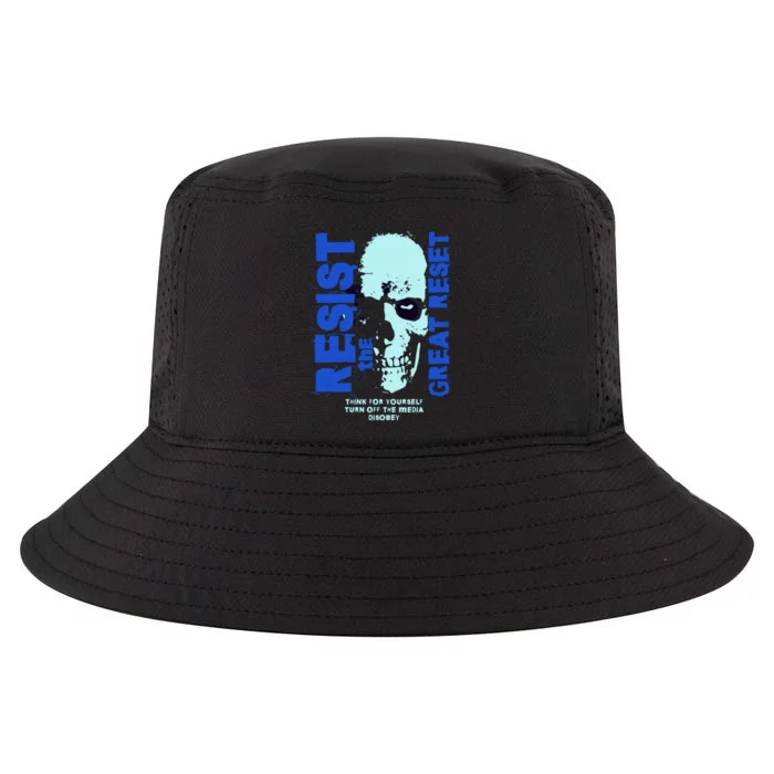 Disobey Politically Incorrect Resist The Great Reset Cool Comfort Performance Bucket Hat