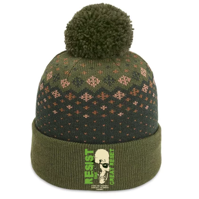 Disobey Politically Incorrect Resist The Great Reset The Baniff Cuffed Pom Beanie