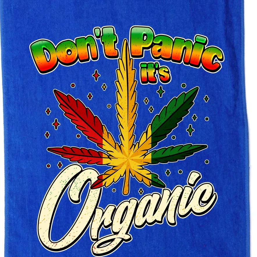 Dont Panic Its Organic Weed Marijuana Platinum Collection Golf Towel