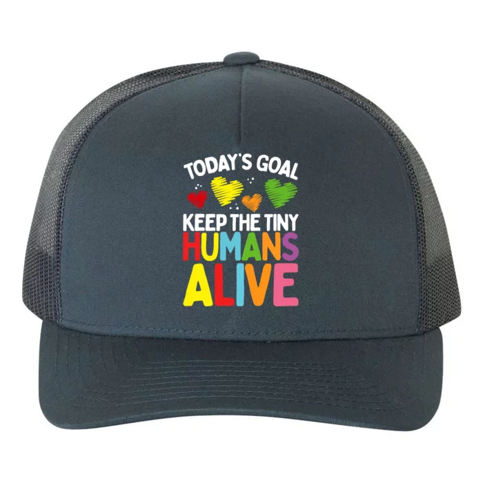 Daycare Provider Keep Tiny Humans alive Childcare Teacher Yupoong Adult 5-Panel Trucker Hat