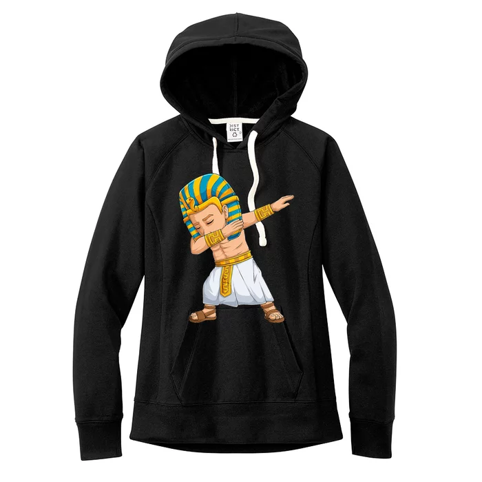 Dabbing Pharaoh King Pharaoh Tutankhamun King Women's Fleece Hoodie