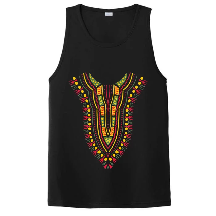 Dashiki Print Kente Ethnic African Pride Performance Tank