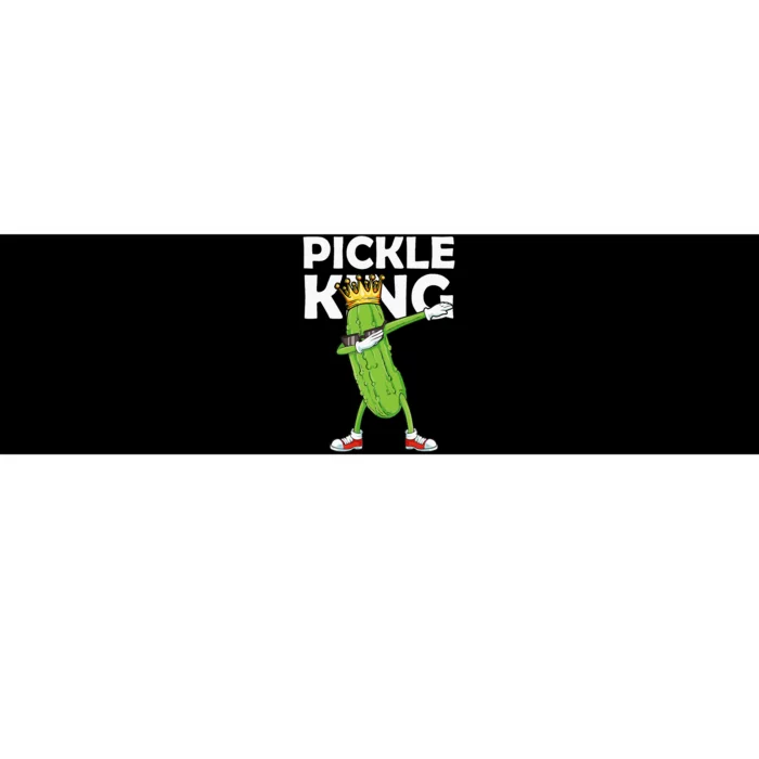 Dabbing Pickle King Cucumber Dab Funny Veggie Vegetarian Bumper Sticker