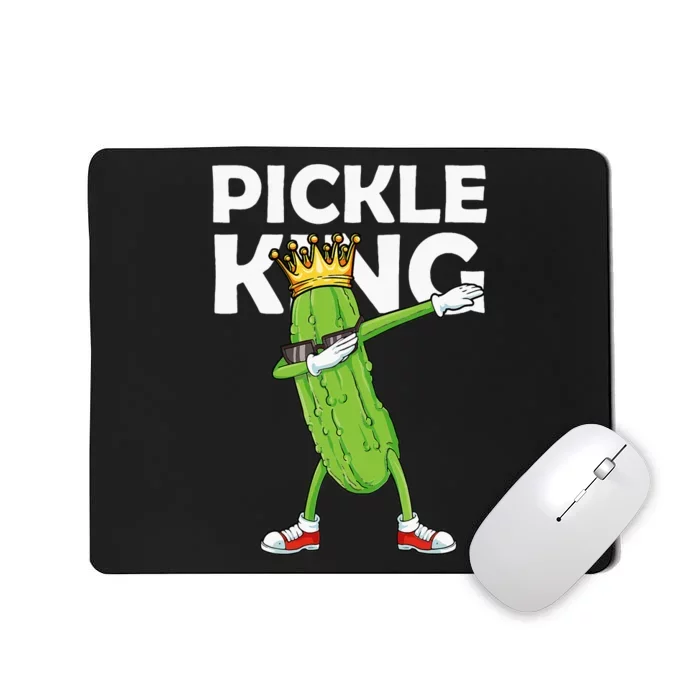 Dabbing Pickle King Cucumber Dab Funny Veggie Vegetarian Mousepad