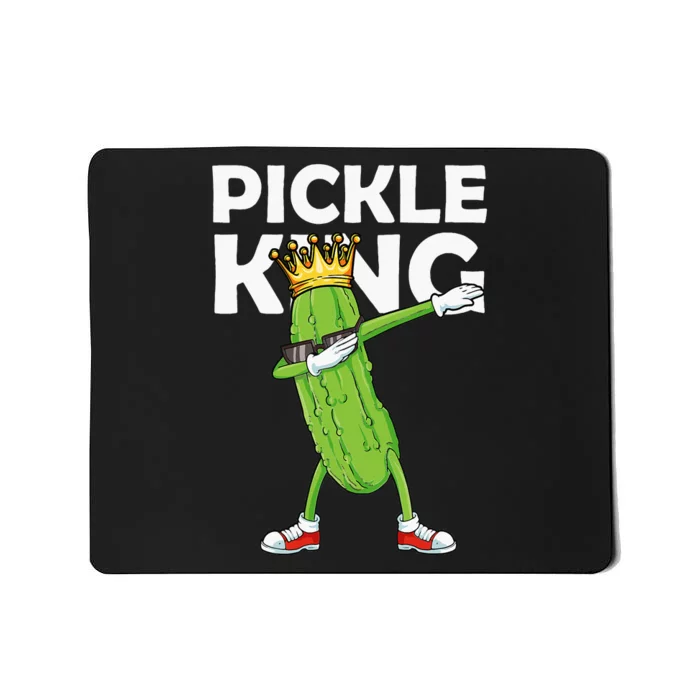 Dabbing Pickle King Cucumber Dab Funny Veggie Vegetarian Mousepad