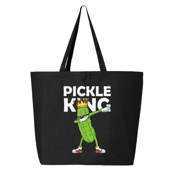 Dabbing Pickle King Cucumber Dab Funny Veggie Vegetarian 25L Jumbo Tote