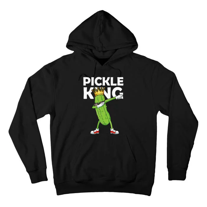 Dabbing Pickle King Cucumber Dab Funny Veggie Vegetarian Tall Hoodie