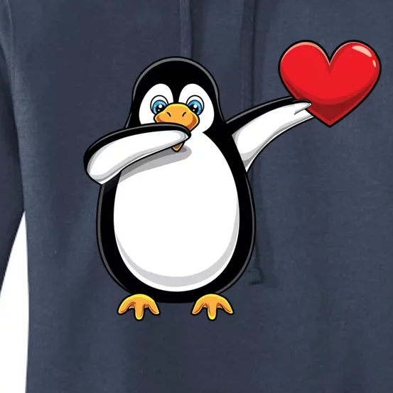 Dabbing Penguin Lover Dab Valentines Day Gift Women's Pullover Hoodie