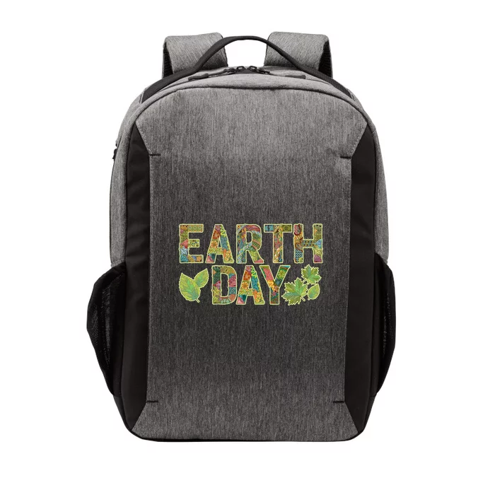 Decorative Pattern Letters Earth Day Vector Backpack