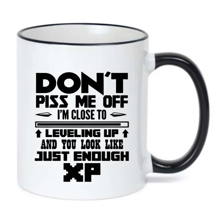 Dont Piss Me Off Im Close To Leveling Up Meaningful Gift Black Color Changing Mug