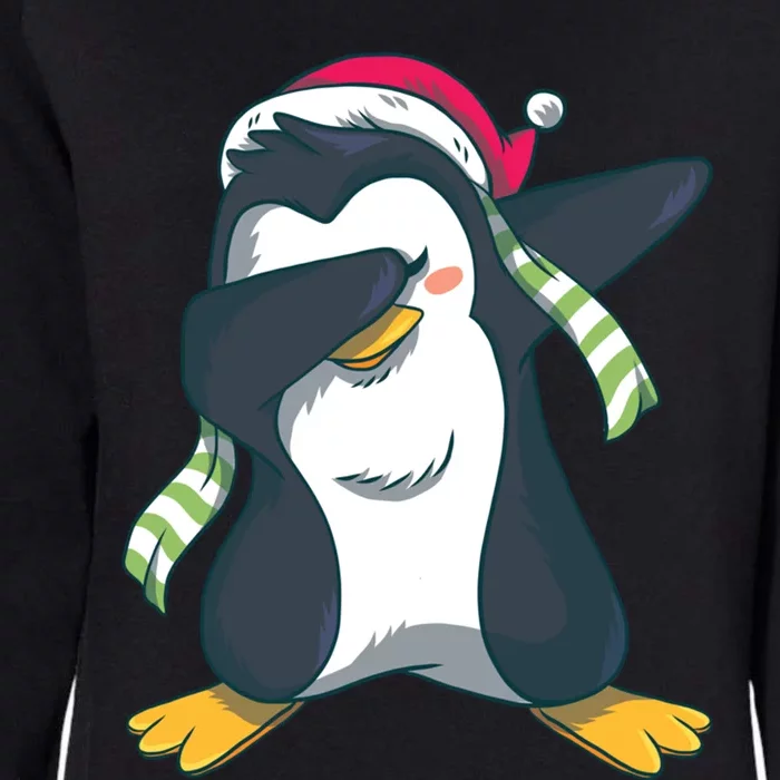 Dabbing Penguin (Matching Group Options!) Funny Christmas Gift Womens California Wash Sweatshirt