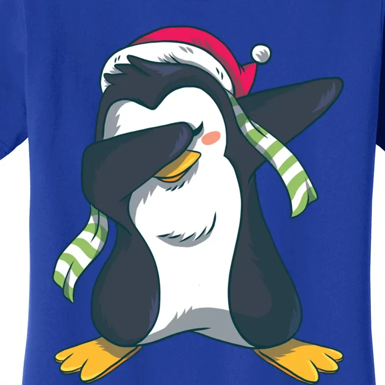 Dabbing Penguin (Matching Group Options!) Funny Christmas Gift Women's T-Shirt