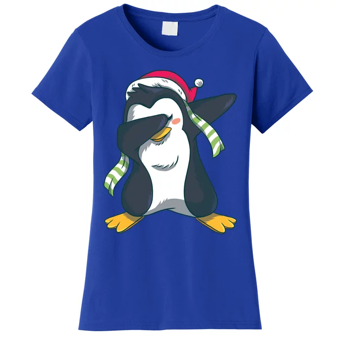 Dabbing Penguin (Matching Group Options!) Funny Christmas Gift Women's T-Shirt