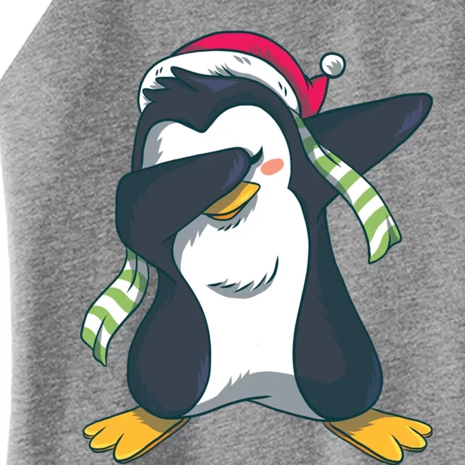 Dabbing Penguin (Matching Group Options!) Funny Christmas Gift Women’s Perfect Tri Rocker Tank