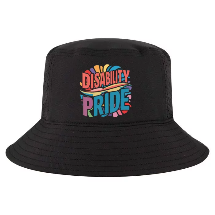 Disability Pride Month Awareness Proud Disabled Cool Comfort Performance Bucket Hat