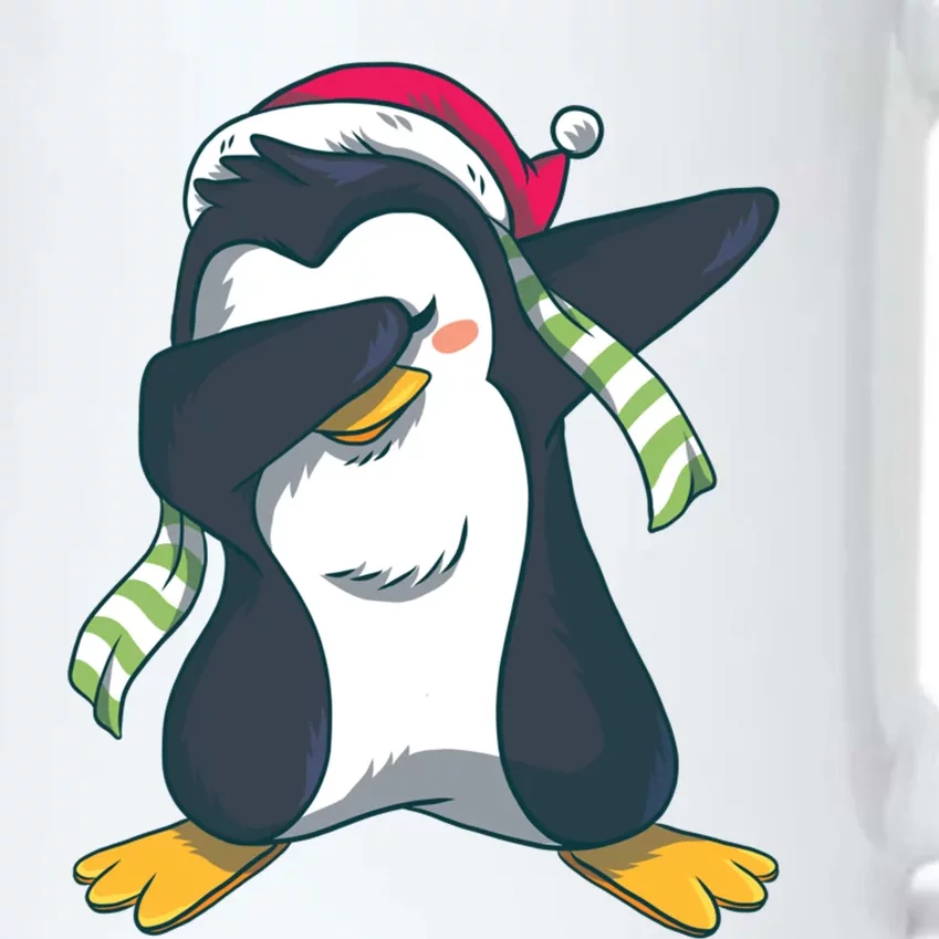 Dabbing Penguin (Matching Group Options!) Funny Christmas Gift Black Color Changing Mug