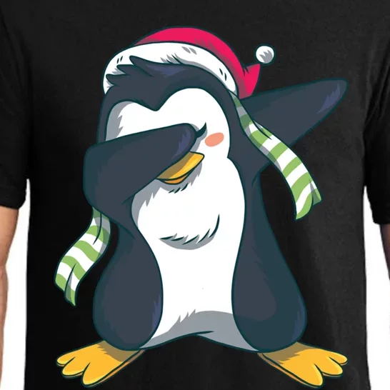 Dabbing Penguin (Matching Group Options!) Funny Christmas Gift Pajama Set