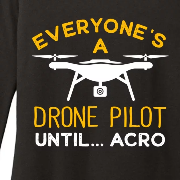 Drone Pilot Meaningful Gift Womens CVC Long Sleeve Shirt