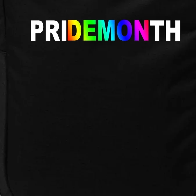 Demon Pride Month Rainbow Impact Tech Backpack