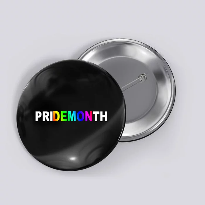 Demon Pride Month Rainbow Button