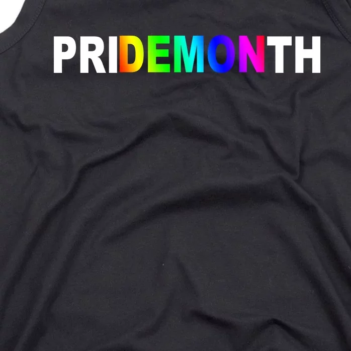 Demon Pride Month Rainbow Tank Top