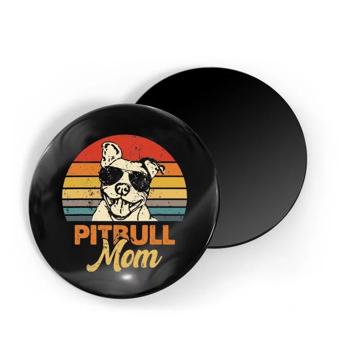 Dog Pitbull Mom Pittie Mom funny Mother's Day Magnet