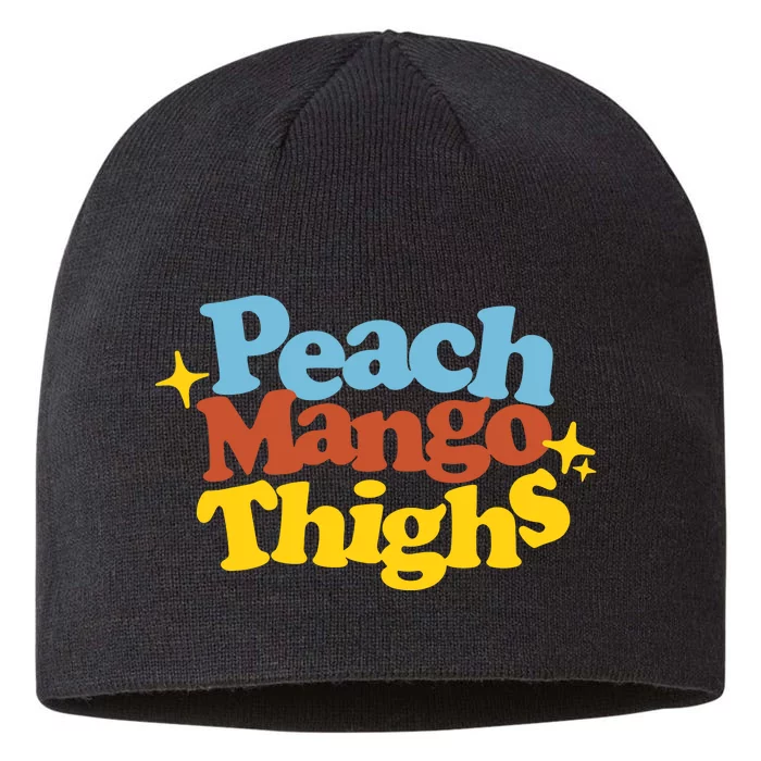 Darrellmedellin Peach Mango Thighs 8 1/2in Sustainable Knit Beanie