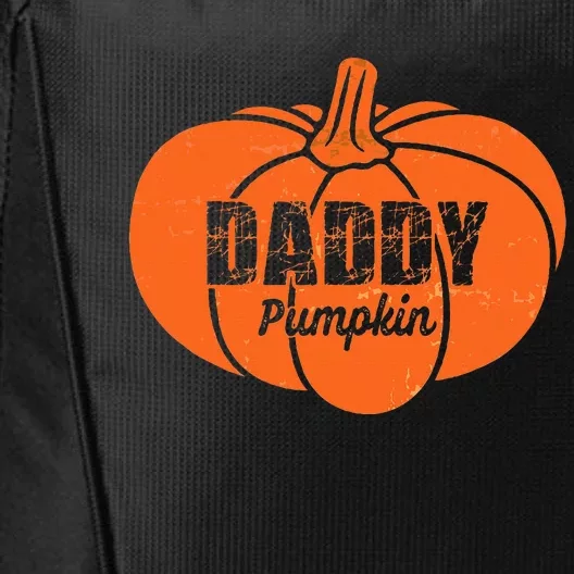 Daddy Pumpkin Matching Family Halloween Thanksgiving Group City Backpack