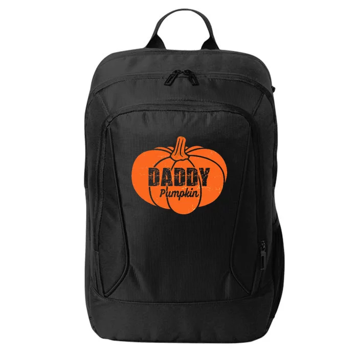 Daddy Pumpkin Matching Family Halloween Thanksgiving Group City Backpack