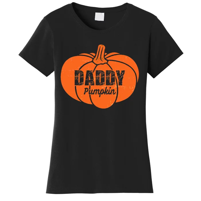 Daddy Pumpkin Matching Family Halloween Thanksgiving Group Women's T-Shirt