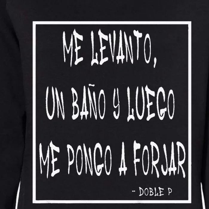 Doble P Music Lyrics Womens California Wash Sweatshirt