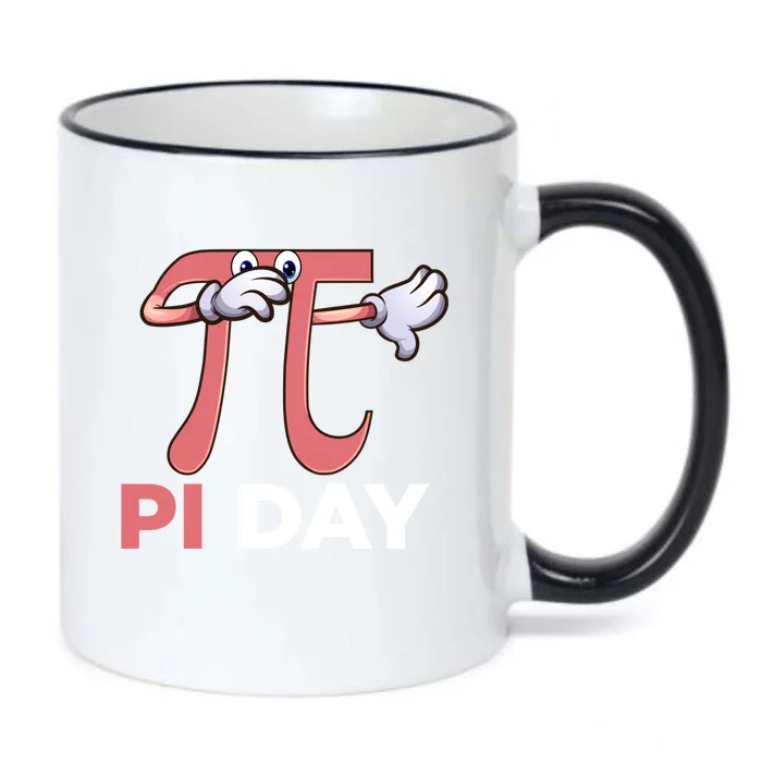 Dabbing Pi Math Science Stem Gift 3 14 Pi Day Funny Gift Black Color Changing Mug