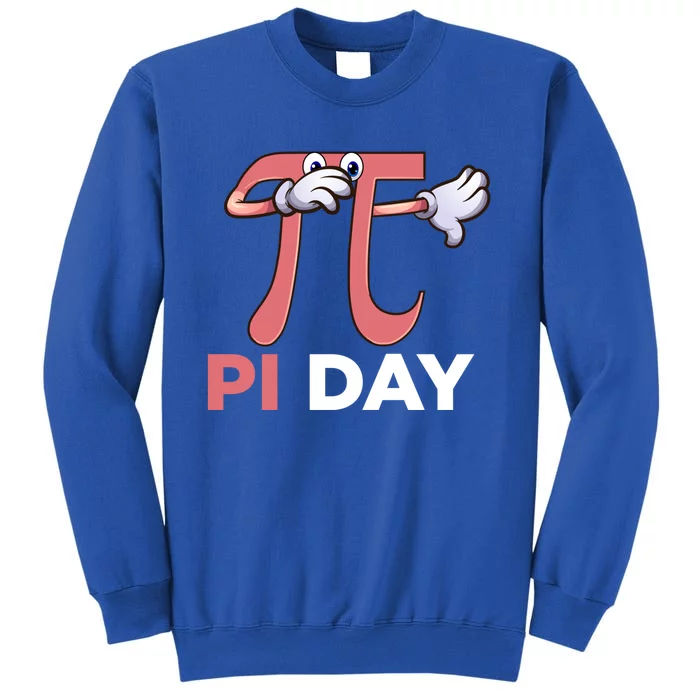 Dabbing Pi Math Science Stem Gift 3 14 Pi Day Funny Gift Tall Sweatshirt