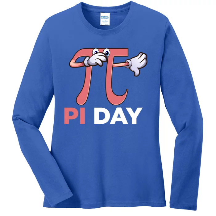 Dabbing Pi Math Science Stem Gift 3 14 Pi Day Funny Gift Ladies Long Sleeve Shirt