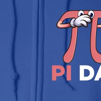 Dabbing Pi Math Science Stem Gift 3 14 Pi Day Funny Gift Full Zip Hoodie