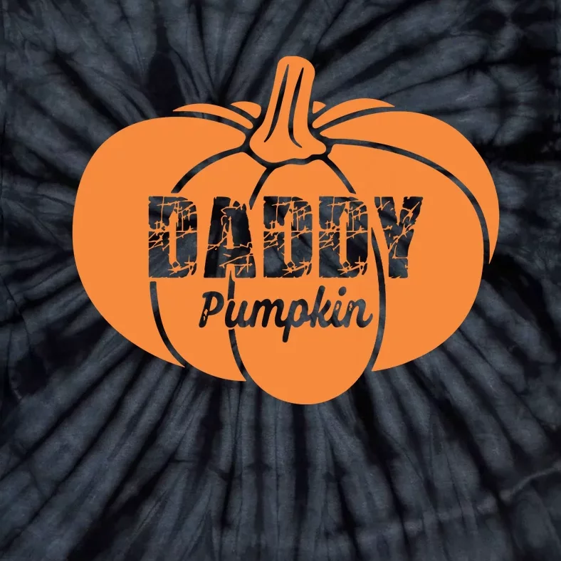 Daddy Pumpkin Matching Family Halloween Thanksgiving Group Tie-Dye T-Shirt