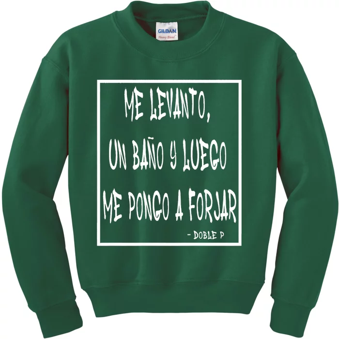 Doble P Music Lyrics Kids Sweatshirt