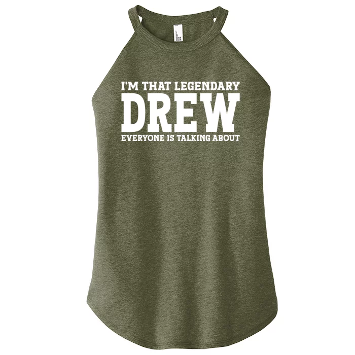 Drew Personal Name Funny Drew Women’s Perfect Tri Rocker Tank