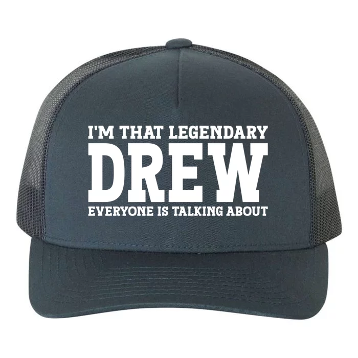 Drew Personal Name Funny Drew Yupoong Adult 5-Panel Trucker Hat