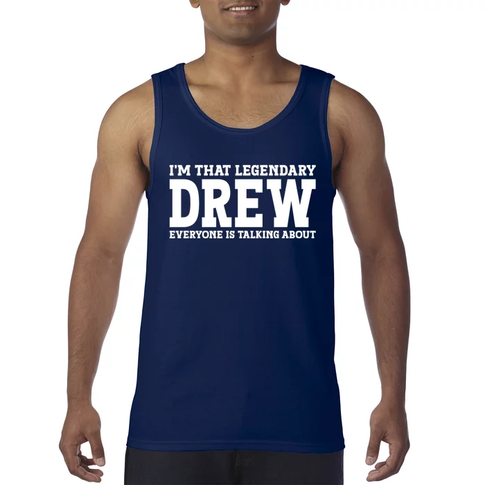 Drew Personal Name Funny Drew Tank Top